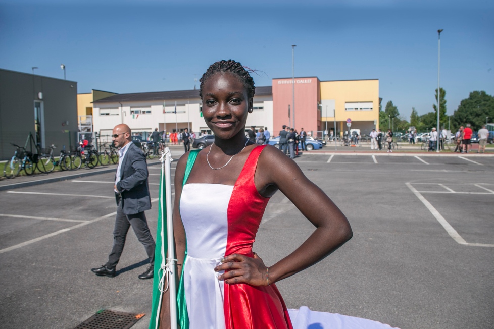 Vestito tricolore clearance