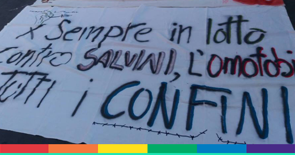 Siracusa Pride Striscione Su Salvini E La Digos Censura Due Manifestanti
